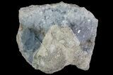 Blue Celestine (Celestite) Crystal Geode - Madagascar #70828-4